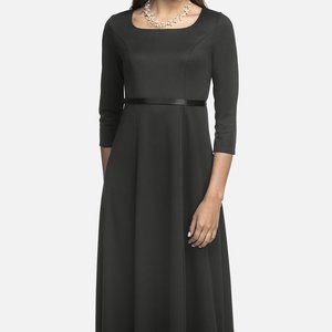 Formal Fashions Inc New Size 6 Black Dress, empire, ribbon belt, choir, recital